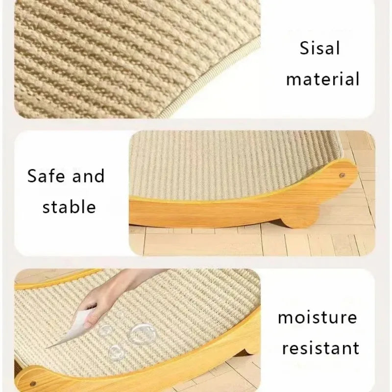 2024 new Cat Scratching Pads Cat Scratch Board Detachable Wear-resistant Multifuction Cats Sleeping Bed Kitten Grinding Cat Toys