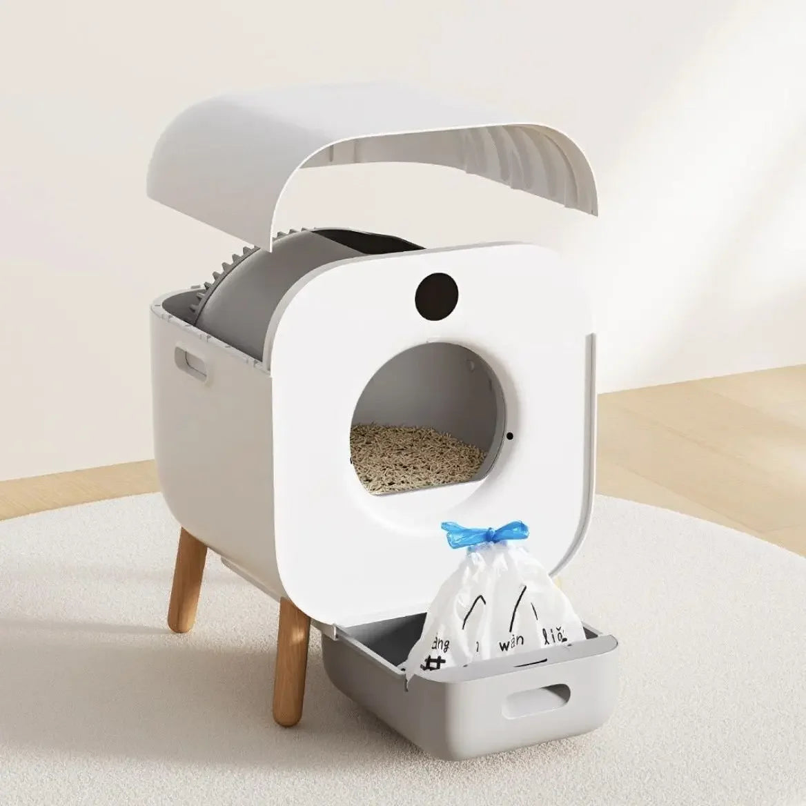 Mijia small stubborn  cat litter box automatic induction cleaning remote intelligent  to isolate