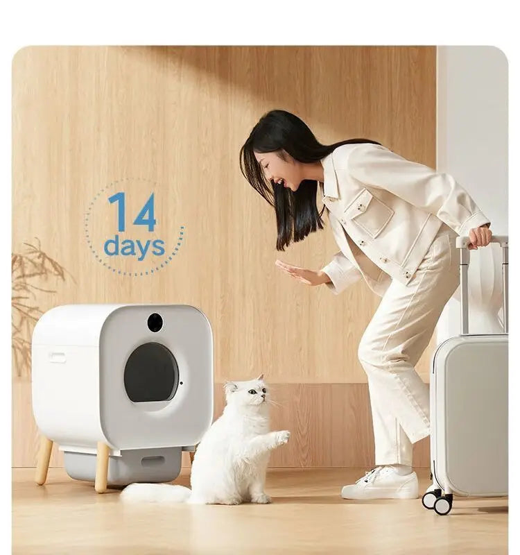 Mijia small stubborn  cat litter box automatic induction cleaning remote intelligent  to isolate